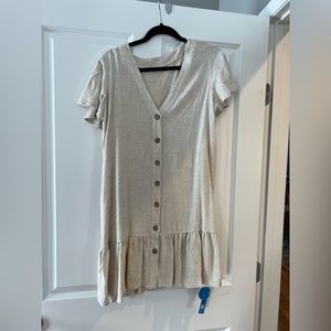 Neutral summer dress